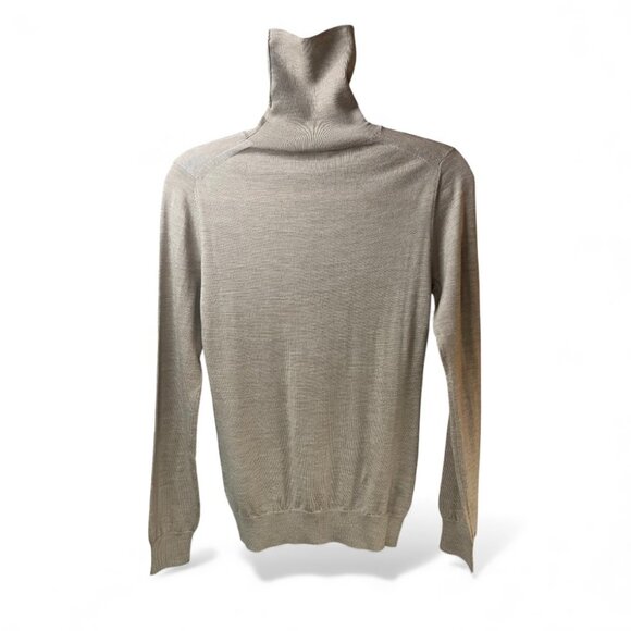 Suistudio Hunter Camel Cozy Wool Turtleneck Sweater Small - Picture 2 of 6